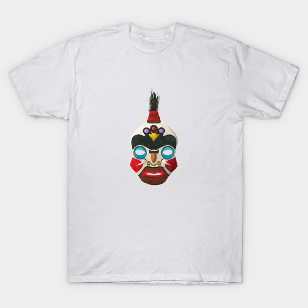 Watercolor tribal mask T-Shirt by lirch